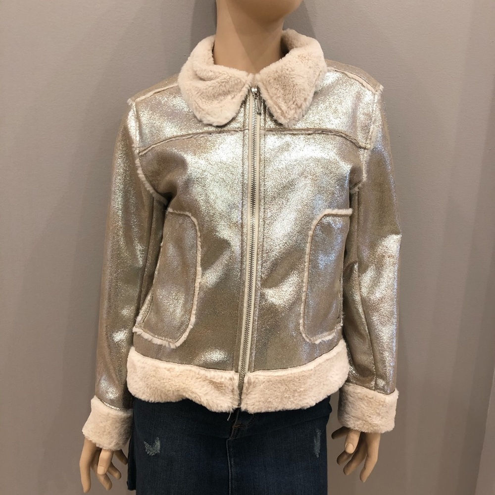 NWT Design History Metallic Jacket!